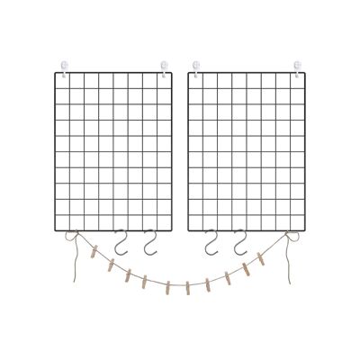 Living Design Photo wall grid set of 2 with accessories