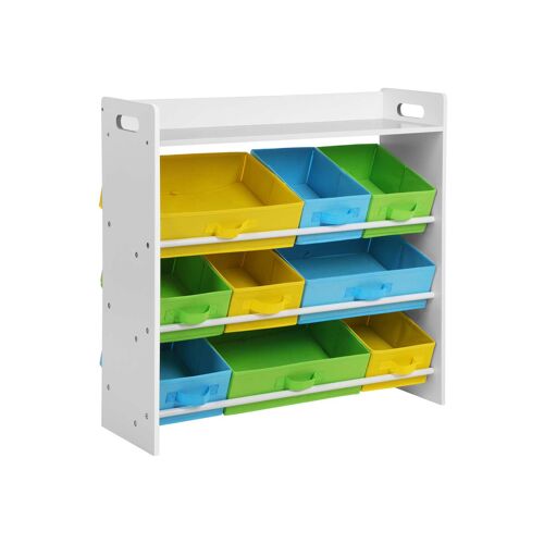 Living Design Children's shelf with colorful boxes