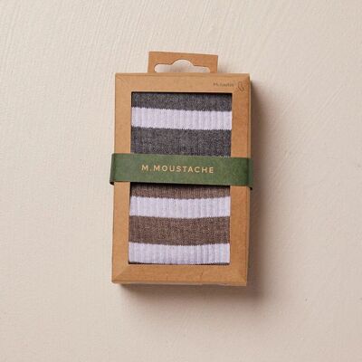 2er-Pack Sportsocken für Herren – Heather Brown Grey