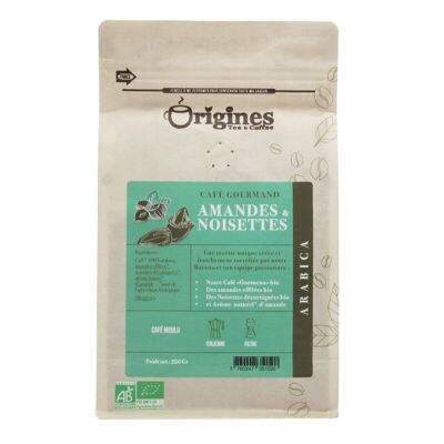 Organic Gourmand Coffee with almonds and hazelnuts