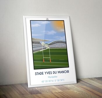 Affiche Stade de rugby Yves du Manoir 1