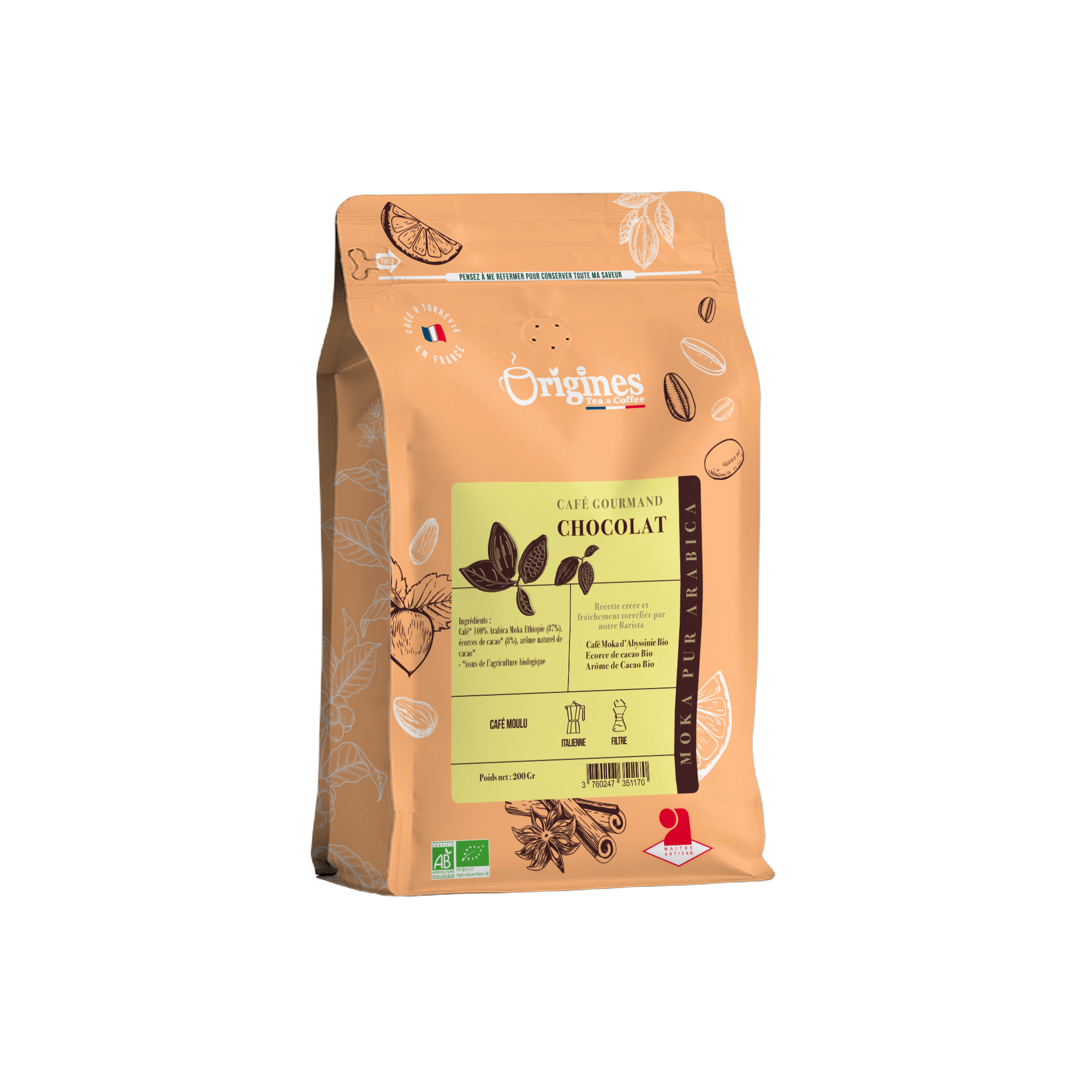 Organic Gourmand Coffee Chocolate