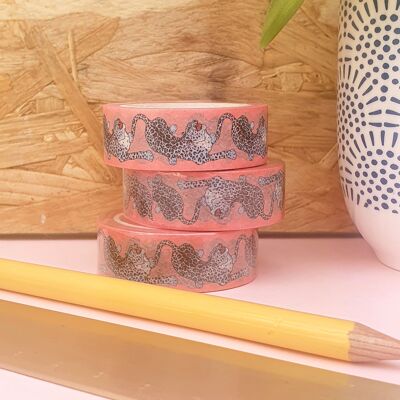 Prowling Leopard Washi Tape | Bastelband | Dekoratives Klebeband