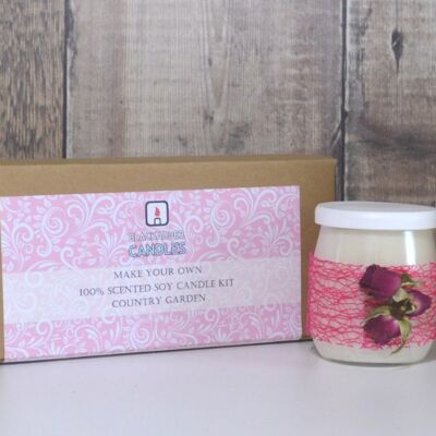Small Candle Kit - Country Garden
