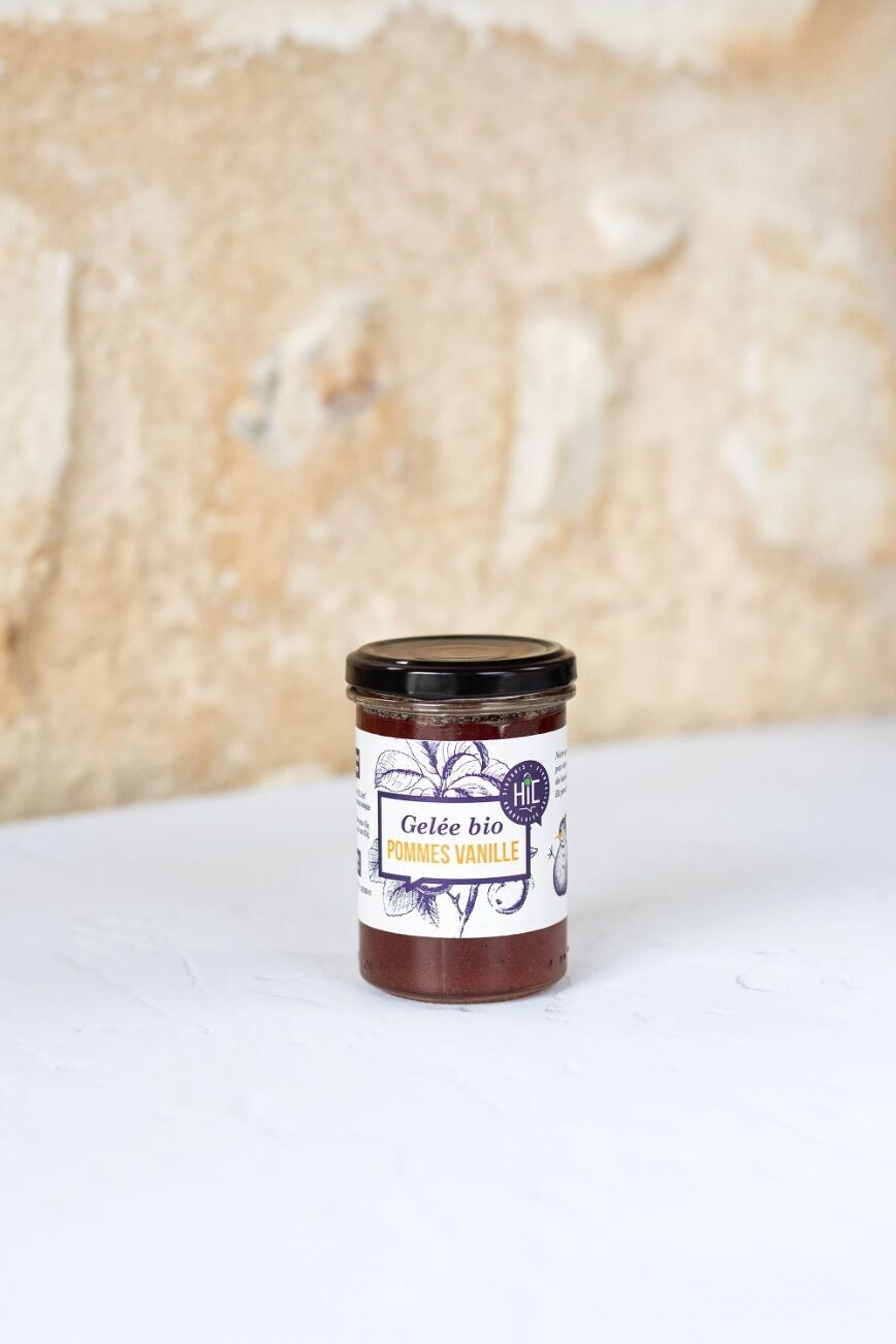 Organic Vanilla Apple Jelly – Handmade & 100% Natural