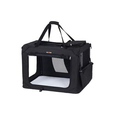 Deba Meubelen Dog Carrier Black L 70 x 52 x 52 cm (W x H x D)