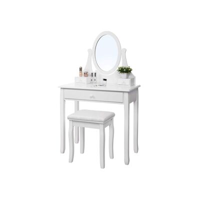 Deba Meubelen Dressing table with oval mirror