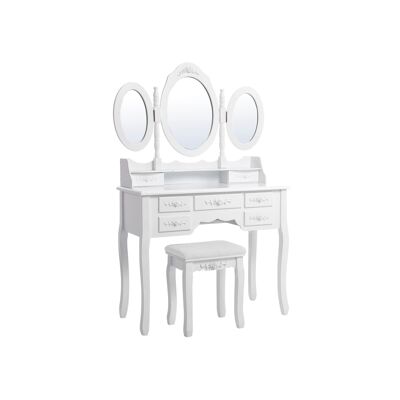 Deba Meubelen Beautiful dressing table with 3 mirrors