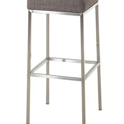 Deba Meubelen Montreal bar stool E80 Gray fabric 37x37x80 Gray Metal material