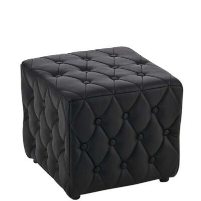 Deba Meubelen Banila cognac cube seat 41.5x41.5x41.5 cognac artificial leather Wood