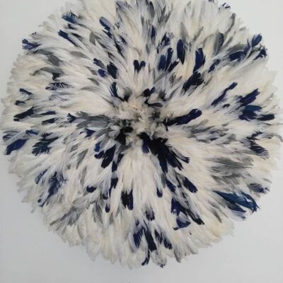 Juju hat speckled white, gray and navy blue 50 cm