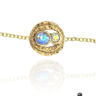 Pulsera contemporánea LUNAS Cercles avec cristaux