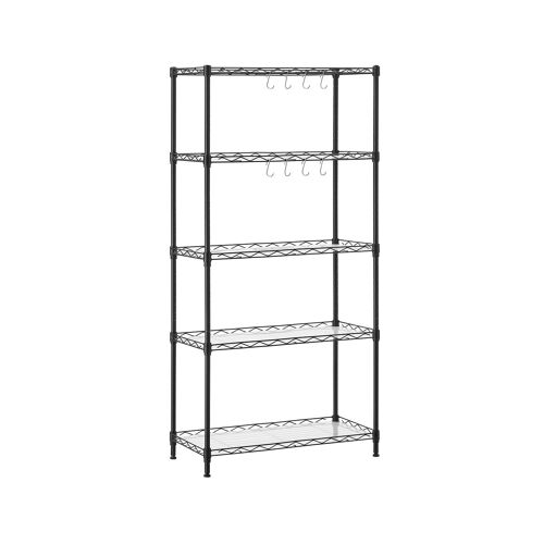 Bookcase with bamboo frame 63 x 34 x 137 cm (L x W x H)