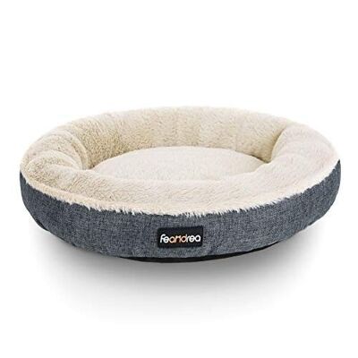 Cama para perros 65 x 55 x 20 cm con cojín reversible 65 x 55 x 20 cm (largo x ancho x alto)