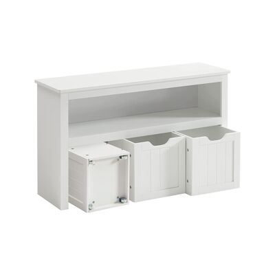 Bureau électrique blanc 140 x 70 x 1,8 cm (L x L x H)