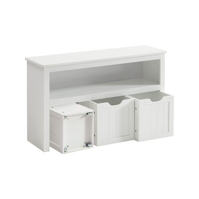 White Electric Desk 140 x 70 x 1.8 cm (L x W x H)