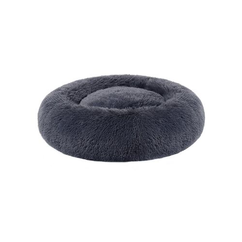 Dog bed with removable cover Dark gray 70 x 55 x 21 cm (L x W x H)