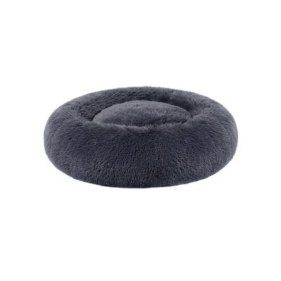 Dog bed with removable cover Dark gray 70 x 55 x 21 cm (L x W x H)