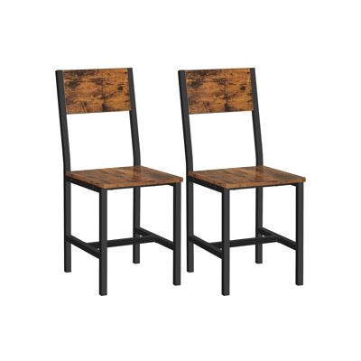 Table basse avec tiroirs vintage marron-noir 100 x 55 x 45 cm (L x L x H)
