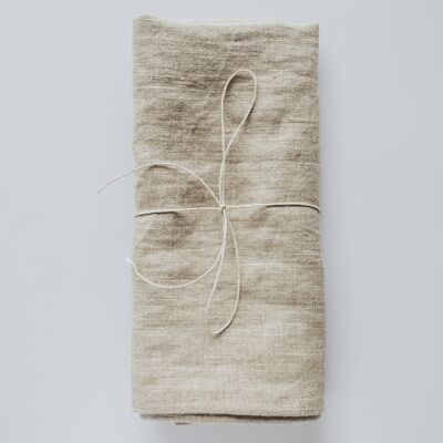 Beige Linen Napkins Set of 2