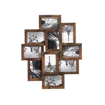 Cadre photo avec ficelle Blanc 22,5 x 4 x 27,5 cm (L x L x H) 1