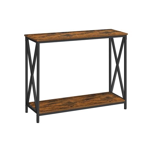 Industrial design console table with 3 levels 140 x 30 x 75 cm (L x W x H)