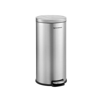 Pedal bin with black inner bin 34 x 25 x 61.5 cm (L x W x H)