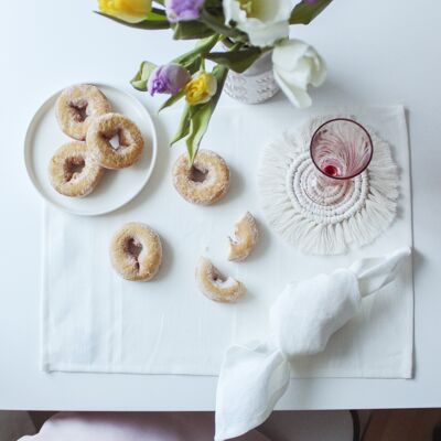 White Linen Placemat