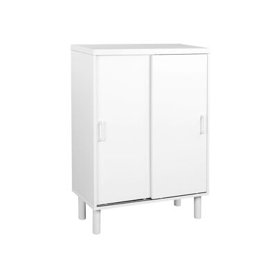 Shoe cabinet with double door 100 x 35 x 38 cm (L x W x H)