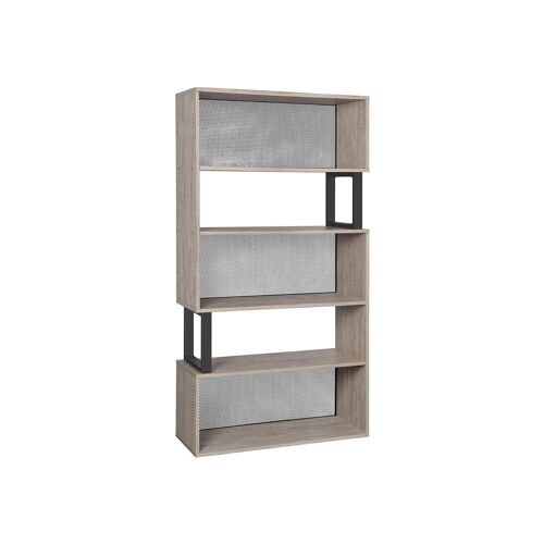 Industrial style 5-tier bookcase 80 x 30 x 150.5 cm (L x W x H)
