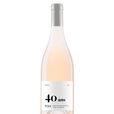 40 anni - Pic Saint Loup rosé