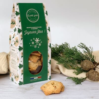 Biscuits de Noël - Muscat de Lunel et amandes