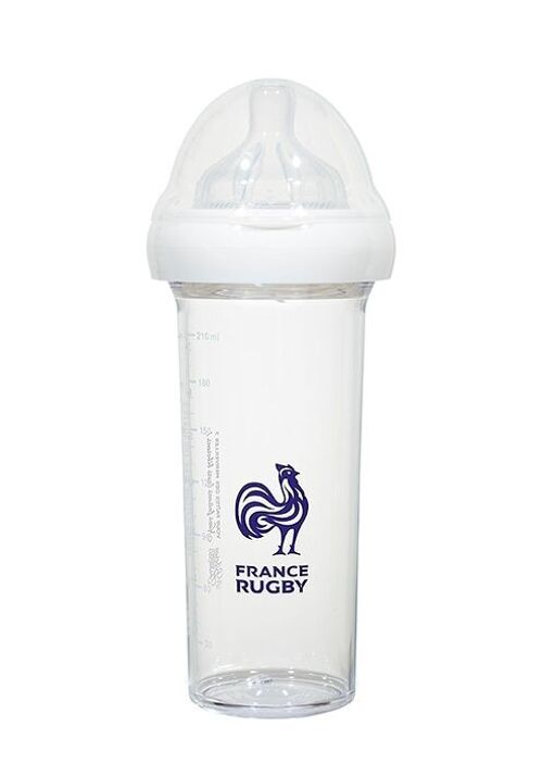 Biberon 210 mL - Coq bleu France Rugby