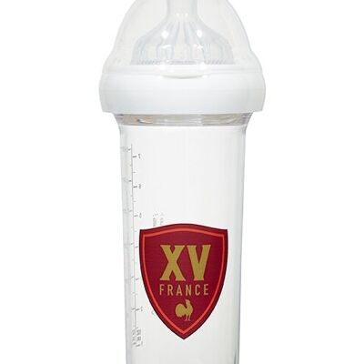 210 mL baby bottle - France Rugby vintage logo