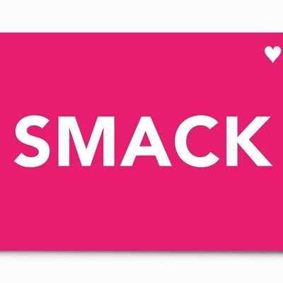 A5 Neon Pink Card - SMACK