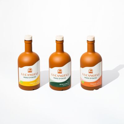 TRIO TERRACOTTA - 18 BOTTLES OF OLIVE OIL 500 ML