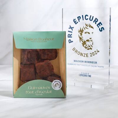 Busta da 150 GR di marshmallow ricoperti di cioccolato stile tartufo
