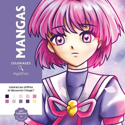 Malbuch – Mystery-Manga