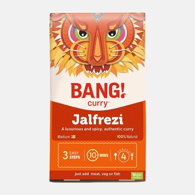 Jalfrezi Curry Spice Kit, abundante y picante, fácil de usar