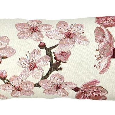 Housse de coussin tissée cale reins Cerisier Japonais