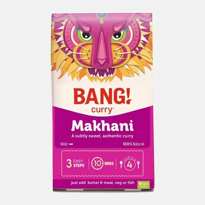 Makhani Curry Spice Kit, genießen Sie den cremigen Geschmack