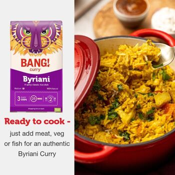Kit repas Bang Biryani avec riz basmati et mélange d'épices secret 2