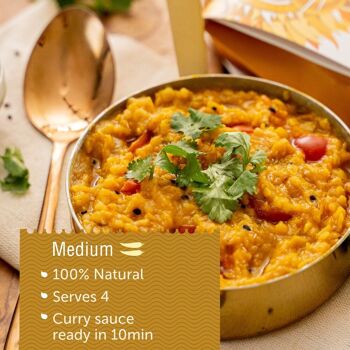 Kit d'épices pour curry Dhaka Dahl aux lentilles rouges 2