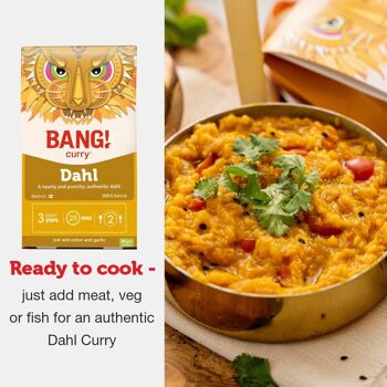 Kit d'épices pour curry Dhaka Dahl aux lentilles rouges 5