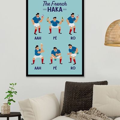 AFFICHE THE FRENCH AKA - RUGBY