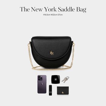 Mini sac de selle New York en cuir haut de gamme 8