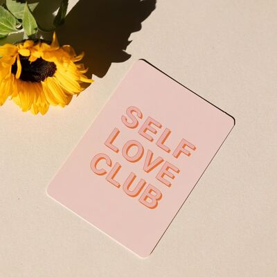 Positive Affirmationskarte für Vision Board – Self Love Club