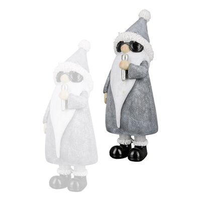 Poly Santa flute pack of 4 assorted