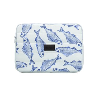 FUNDA PARA PORTÁTIL 15" HF PISCIS AZUL CLARO