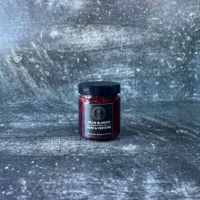 White Peach, Blackberry & Verbena Jam (fruit-based preparation) - 250g